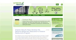 Desktop Screenshot of blog.greenerresults.com
